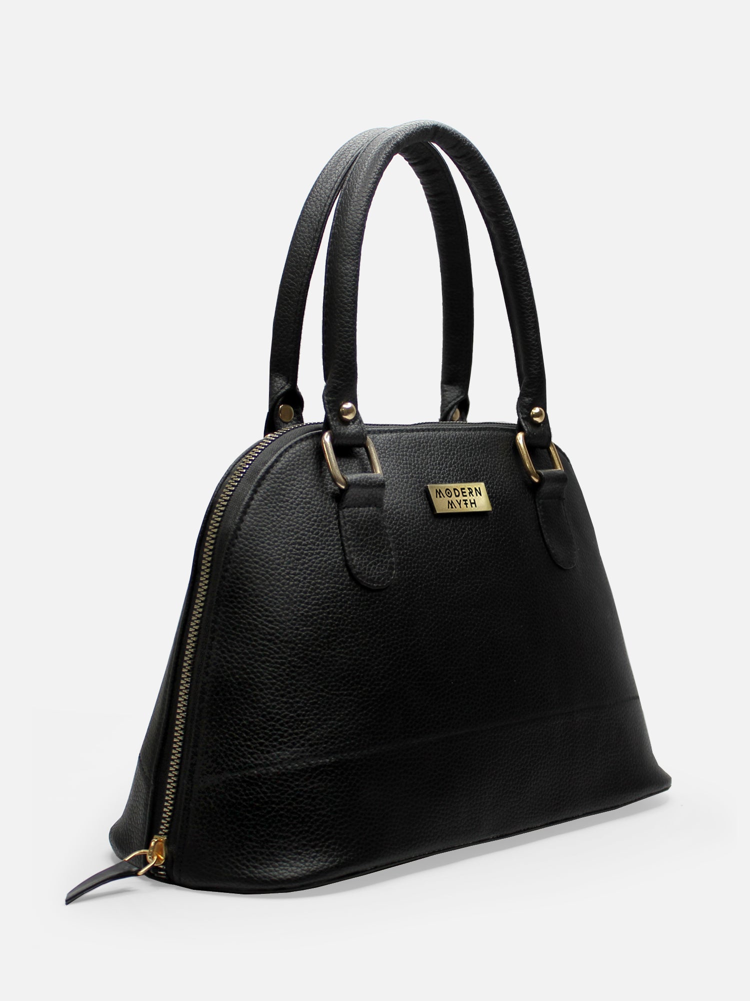 Fashion Faux Leather Hand Bag, Double Handle Zipper Shoulder Bag For Ladies,  Simple Satchel Purse - Walmart.com